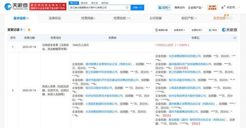 浙江省大數據聯合計算中心資本實力躍升，增資至1.1億元加速網絡與信息安全軟件開發